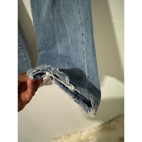 Judy Blue button fly destroyed boyfriend high waist jeans 7/28 - Picture 6 of 10